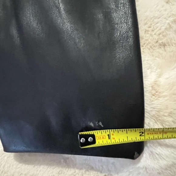 Zara vegan leather moto pants - Picture 6 of 7